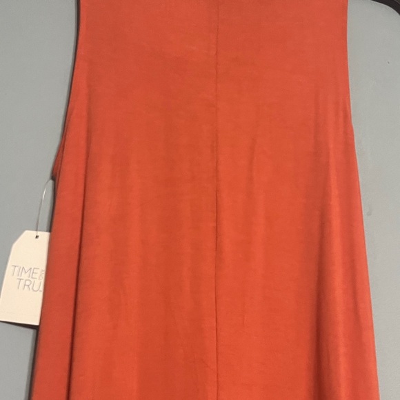 SELLING TIME & TRU TENT DRESS SIZE SMALL COLOR ORANGE 🍊 SLEEVELESS NWT - Picture 14 of 14
